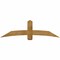 Ekena Millwork Bellingham Rough Sawn Timber Gable Bracket, Western Red Cedar, 72"W x 21"H x 4"D x 6"F, 7/12 Pitch GBW072X21X0406BEL00RWR - alternate 1